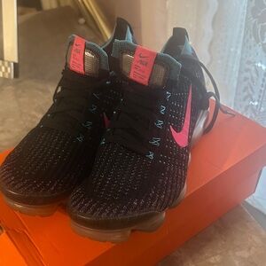 Nike Black and Pink Air Max